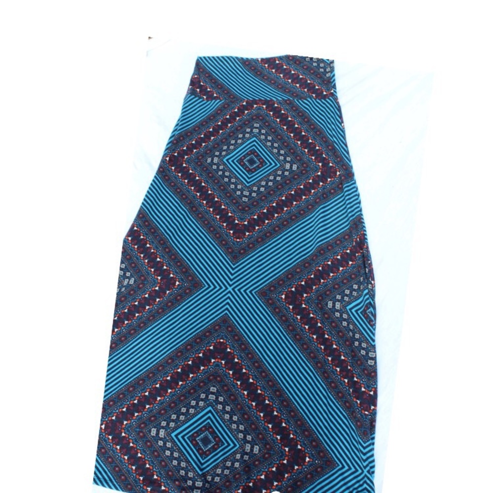 Diamond Print Maxi Skirt